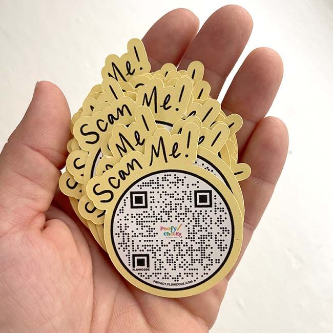 Custom QR Code Stickers