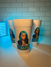 20oz Styrofoam Party Cup Decals