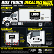 Custom Box Truck Decal Package | Full-Color Commercial Vehicle Graphics