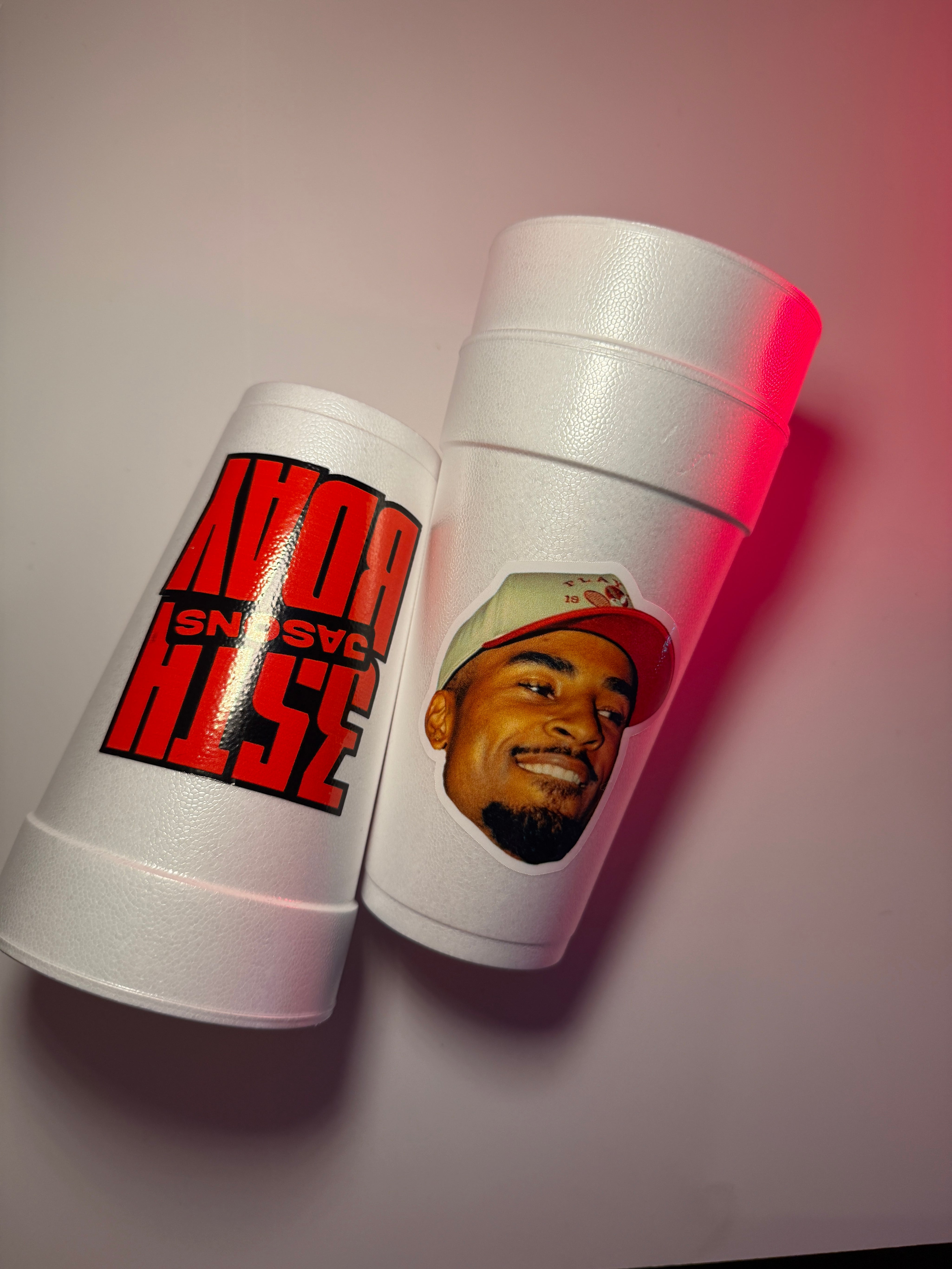20oz Styrofoam Party Cup Decals