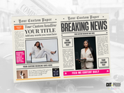 Custom Newspaper Style Print