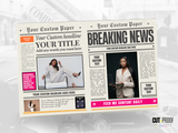 Custom Newspaper Style Print