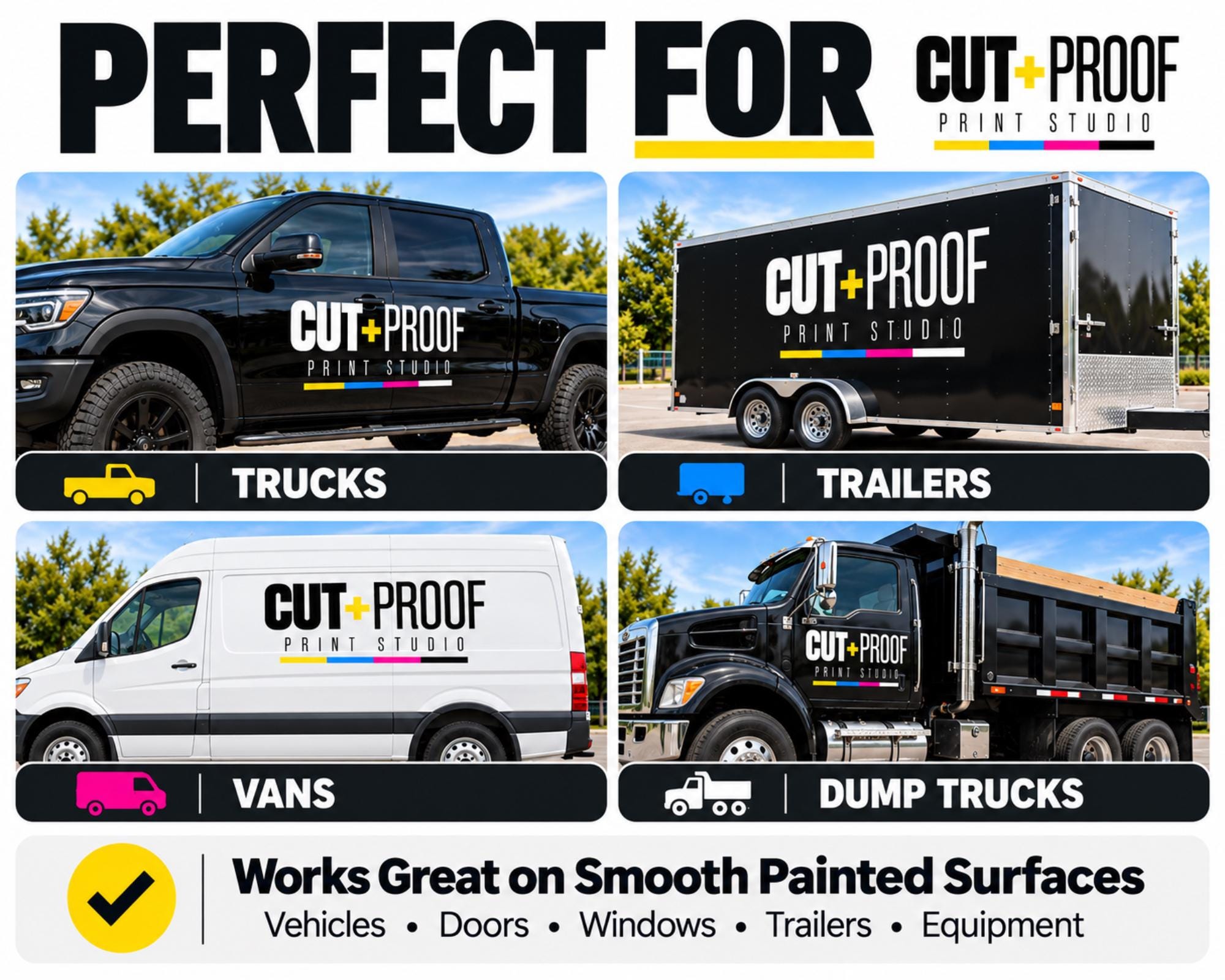 Custom Logo Decals for Trucks, Trailers & Businesses
