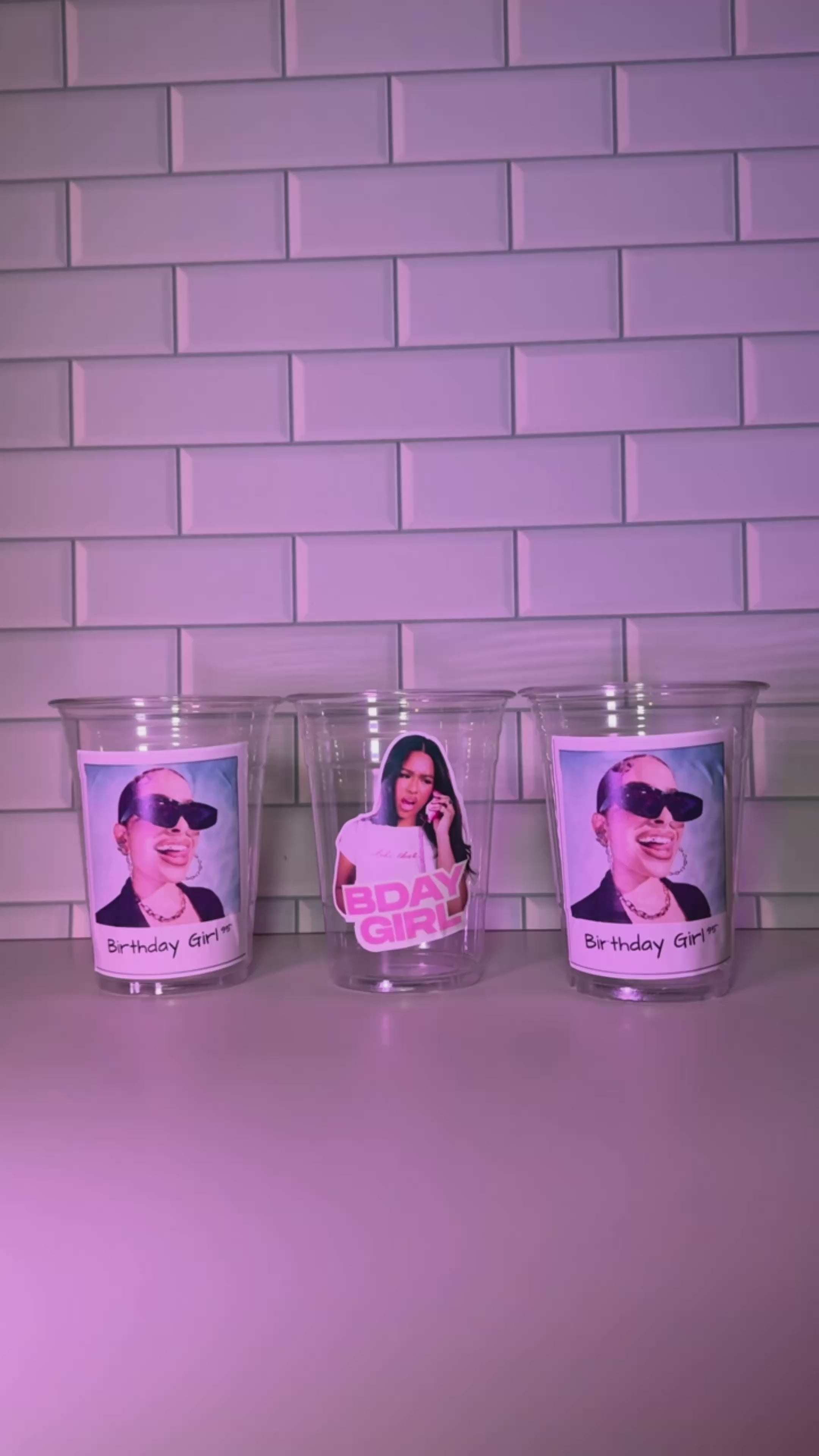 16oz Party Cup Decals